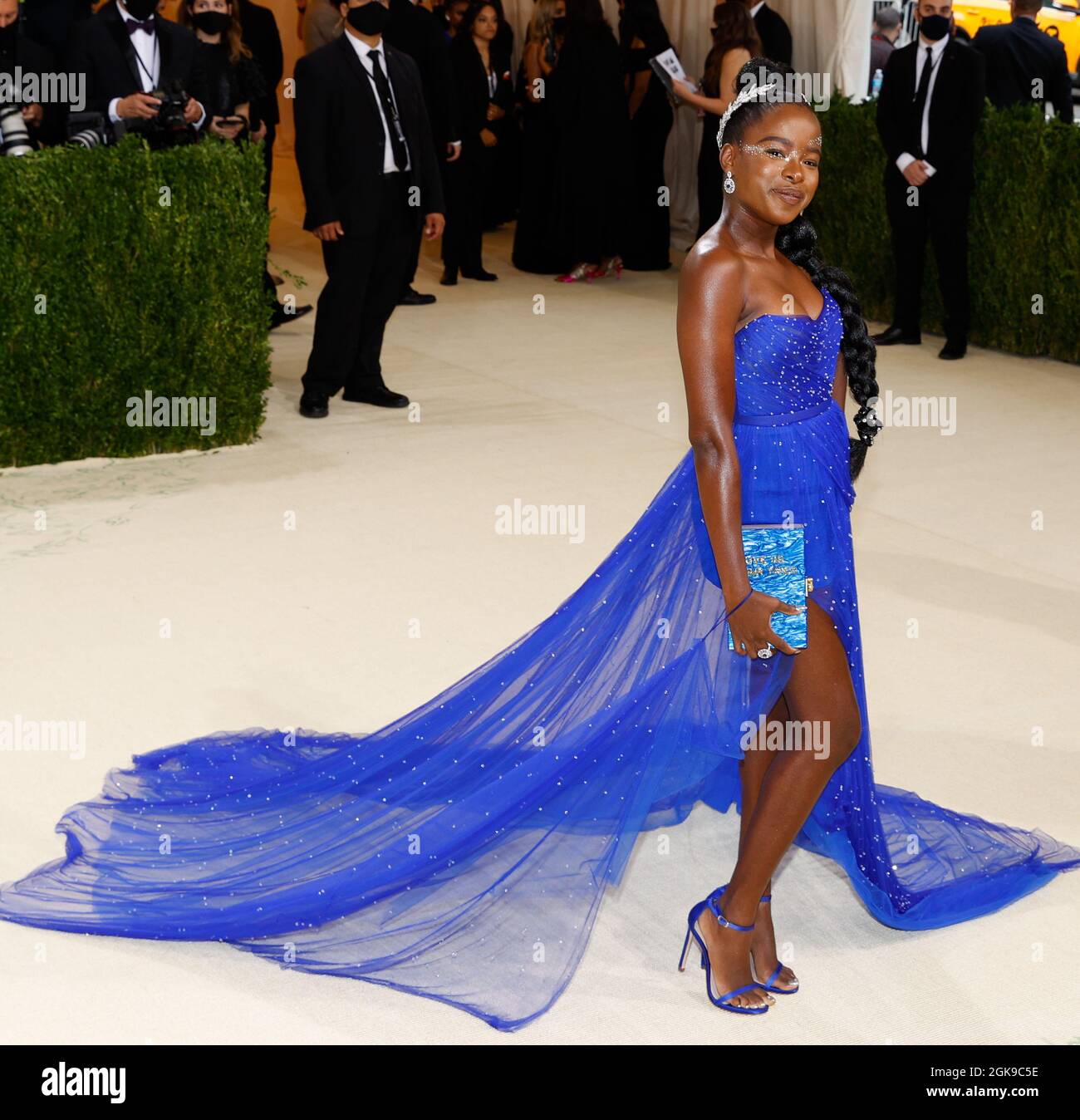 New York, United States. 13th Sep, 2021. Amanda Gorman arrives on the