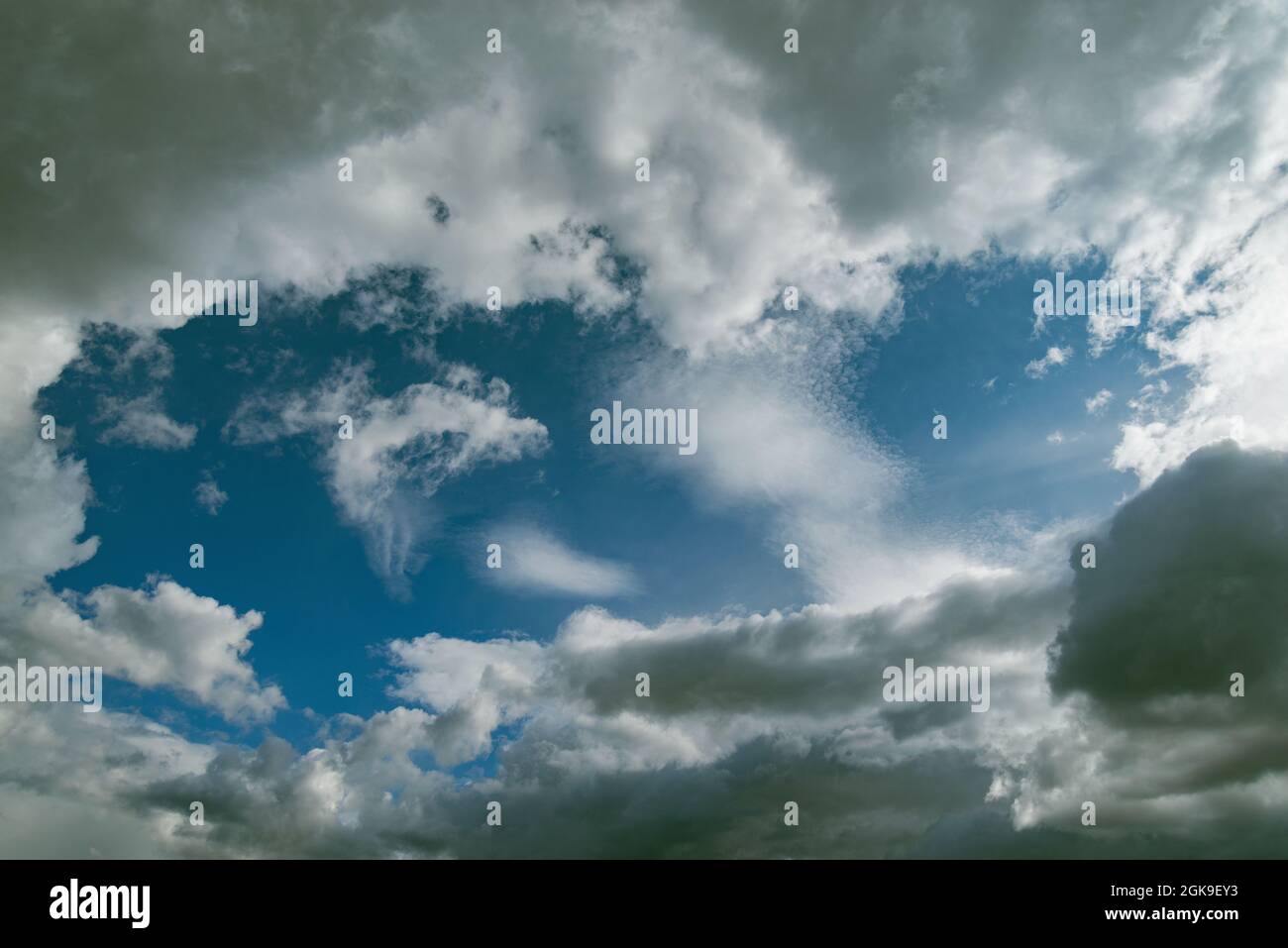 Amazing cloudscape on the sky before the rain Stock Photo - Alamy