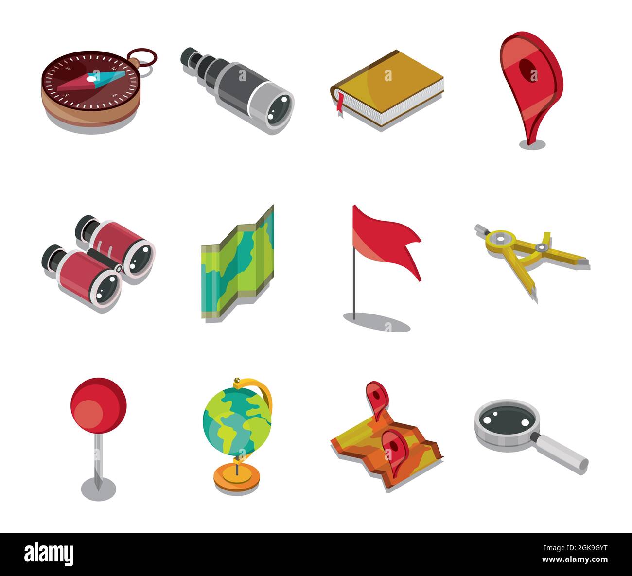 Map pin pointer telescope hi-res stock photography and images - Alamy