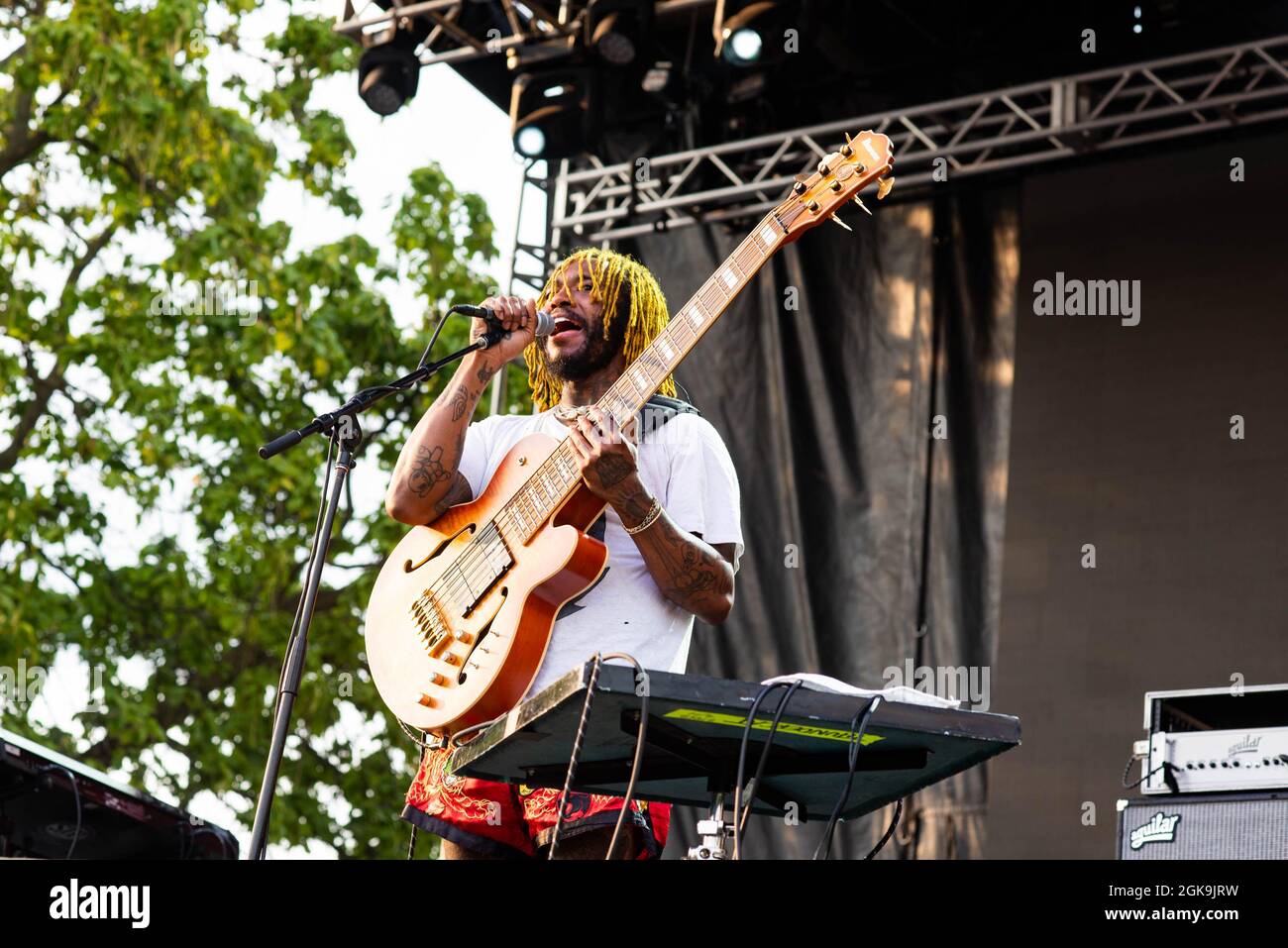 CHICAGO, IL SEPTEMBER 12h Thundercat peforms at Pitchfork 2021 Day 3