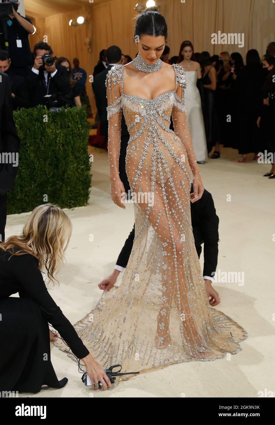 Metropolitan Museum of Art Costume Institute Gala - Met Gala - In America:  A Lexicon of Fashion - Arrivals - New York City, U.S. - September 13, 2021.  Kendall Jenner. REUTERS/Mario Anzuoni Stock Photo - Alamy