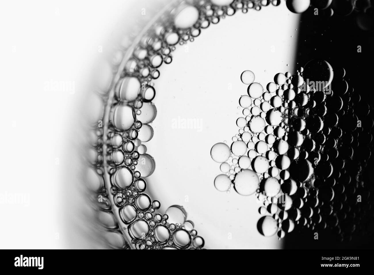 Mixture of oil and water background Stock Photo Alamy