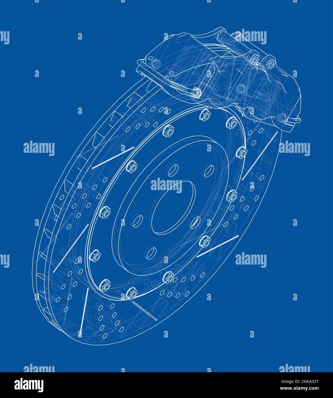 Brake disc outline. Vector Stock Vector Image & Art - Alamy