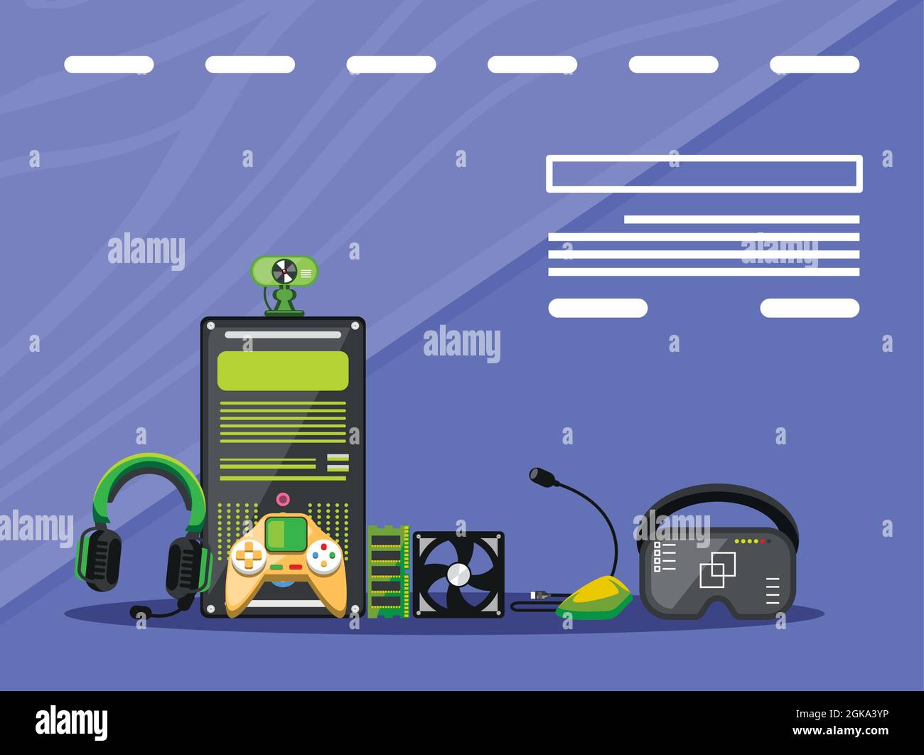 computer gadgets and equipment Stock Vector Image & Art - Alamy