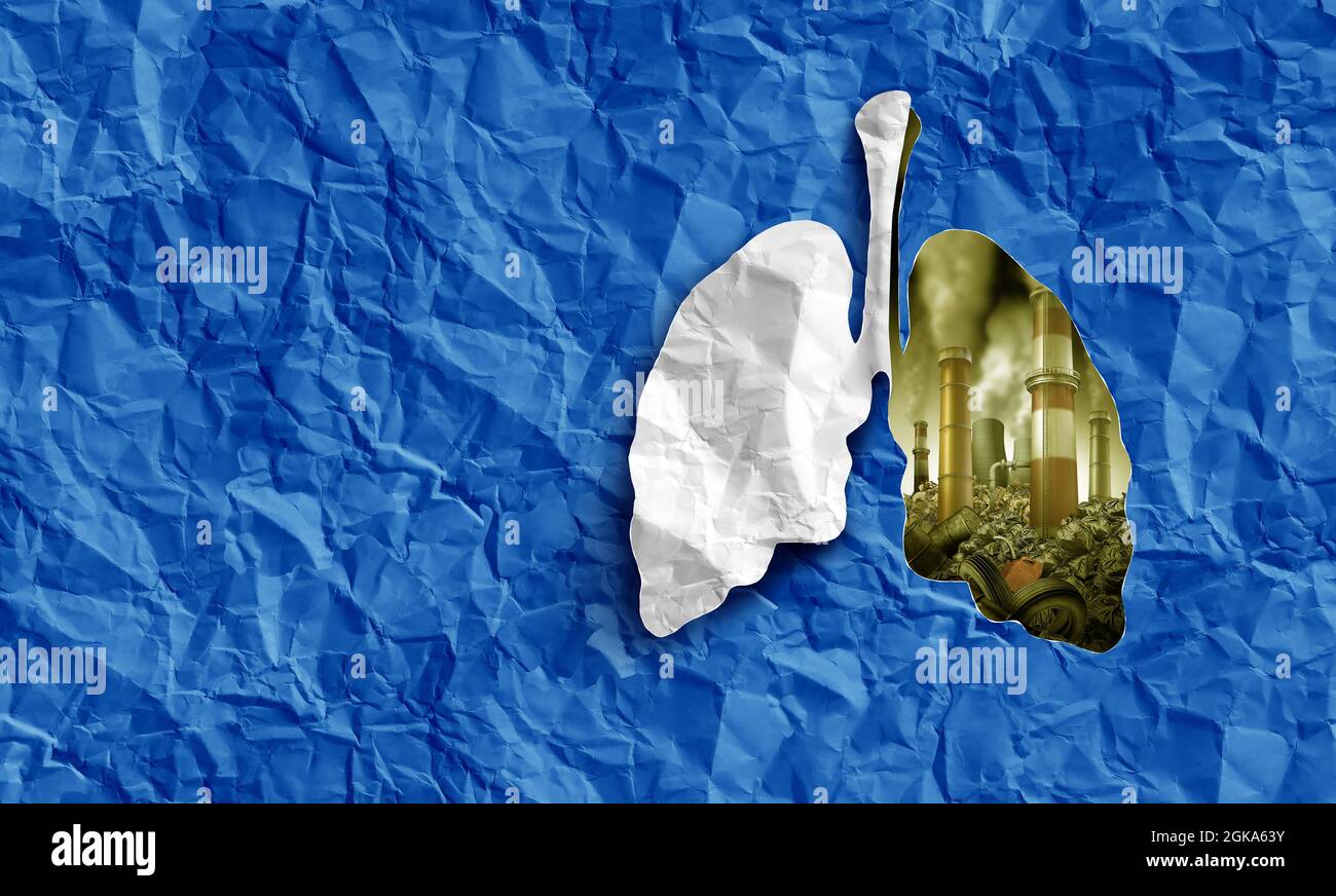 Environmental lung disease and cancer of the lungs as a toxic