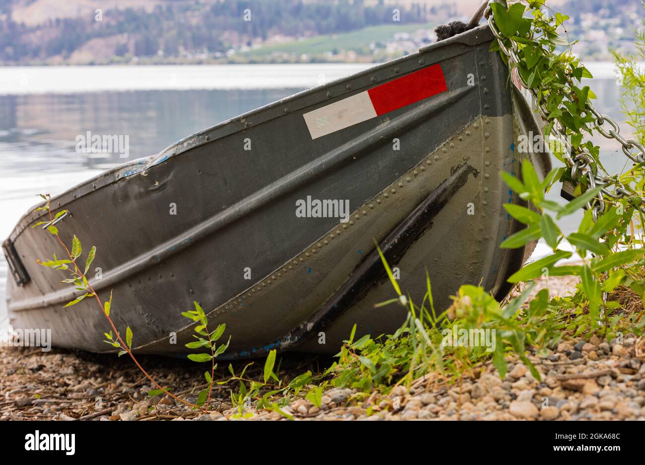 Fishing boat tied up at wharf hi-res stock photography and images - Alamy