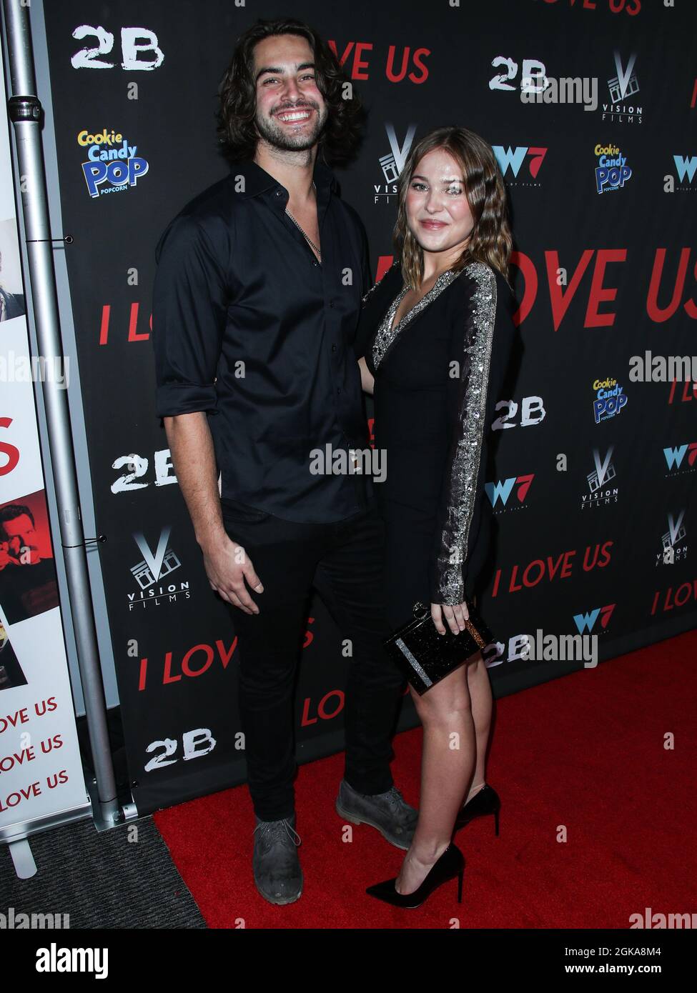 Hollywood, United States. 13th Sep, 2021. HOLLYWOOD, LOS ANGELES, CALIFORNIA, USA - SEPTEMBER 13: James Robert Brookes and girlfriend/actress Jasper Polish arrive at the Los Angeles Premiere Of Vision Films' 'I Love Us' held at the Harmony Gold Theater on September 13, 2021 in Hollywood, Los Angeles, California, United States. (Photo by Xavier Collin/Image Press Agency) Credit: Image Press Agency/Alamy Live News Stock Photo