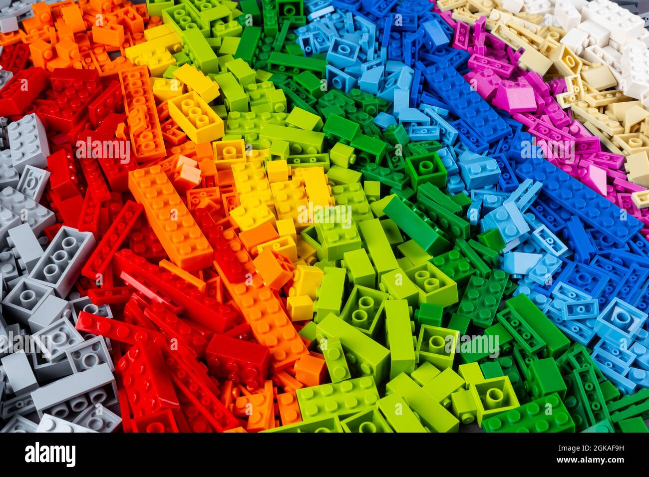 Rainbow lego sales