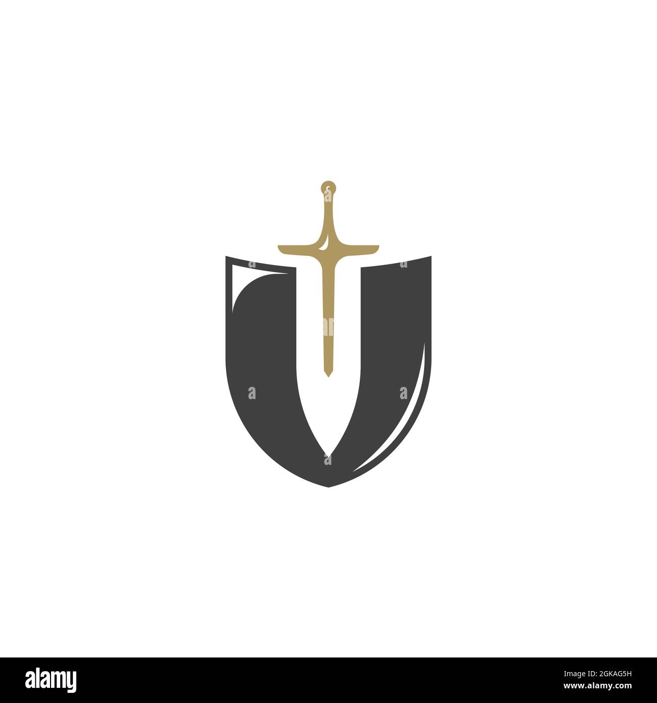 knight swords isolated on white background. Swords silhouettes. Vector ...