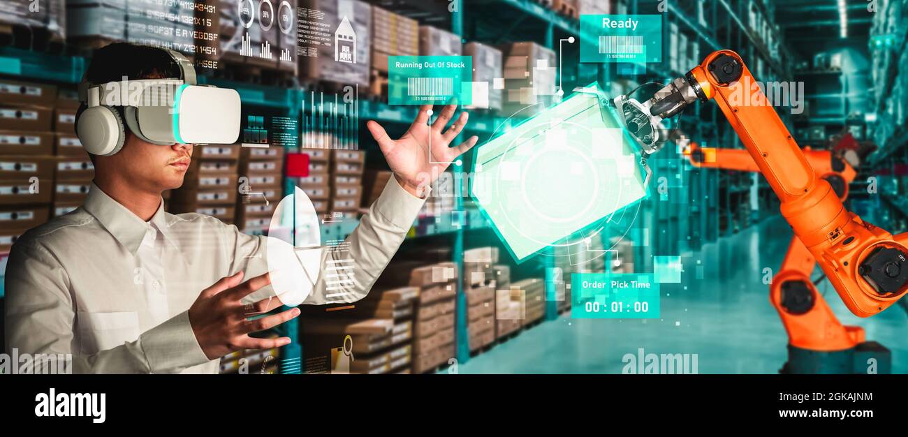 Future virtual reality technology for innovative VR warehouse