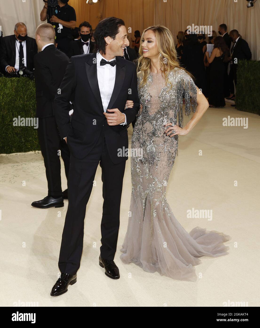 New York, United States. 14th Sep, 2021. Adrien Brody and