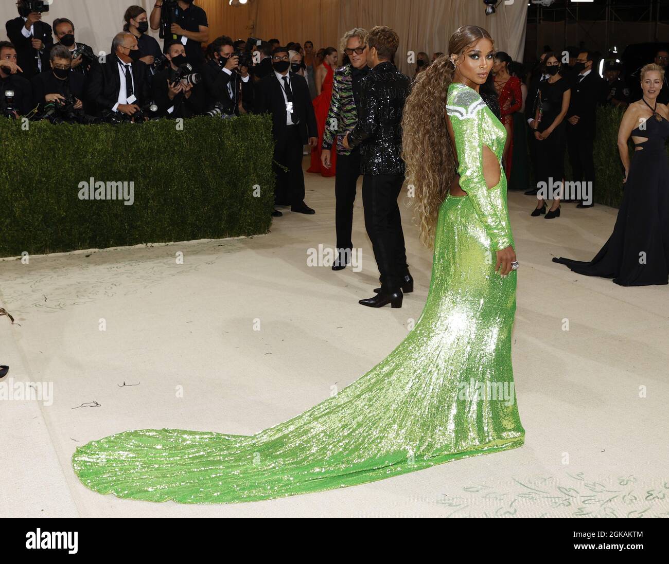 ciara green dress Ciara Sequin Dress (Green) – Rome Fashion House main image 1