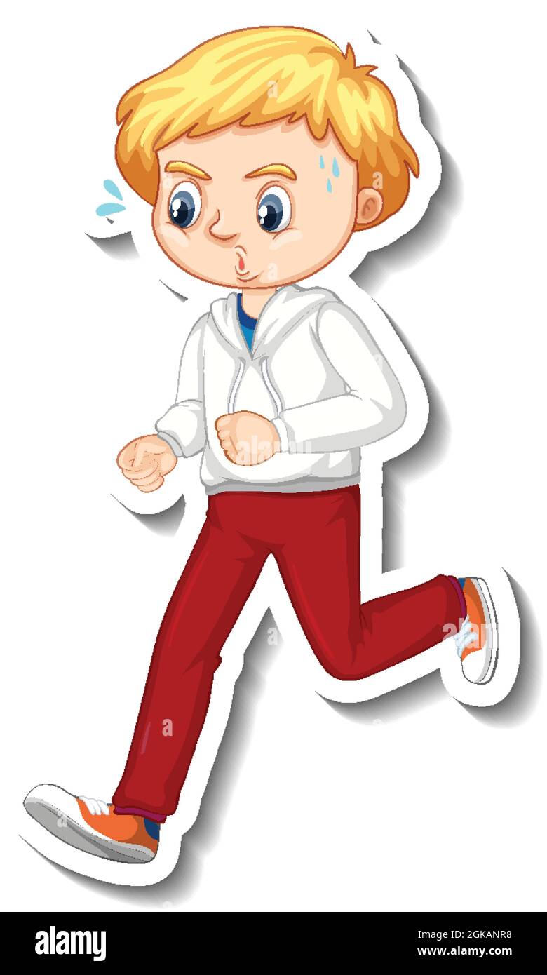 Cartoon character sticker sale design