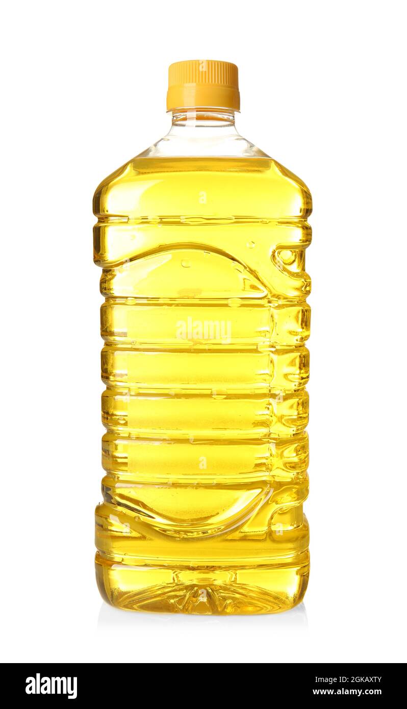 Bottle of cooking oil, isolated on white Stock Photo Alamy