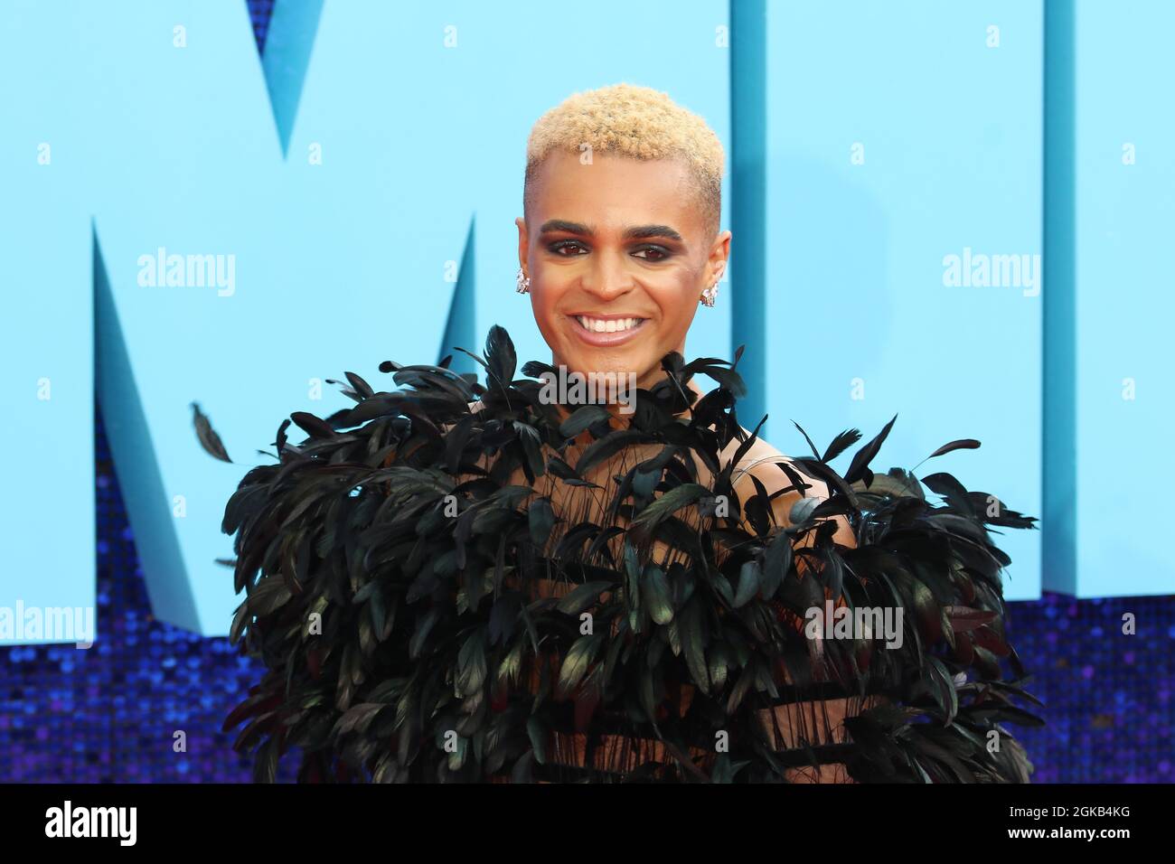Non Exclusive: Layton Williams, Everybody's Talking About Jamie - World Premiere, Royal Festival Hall, London, UK, 13 September 2021, Photo by Richard Stock Photo