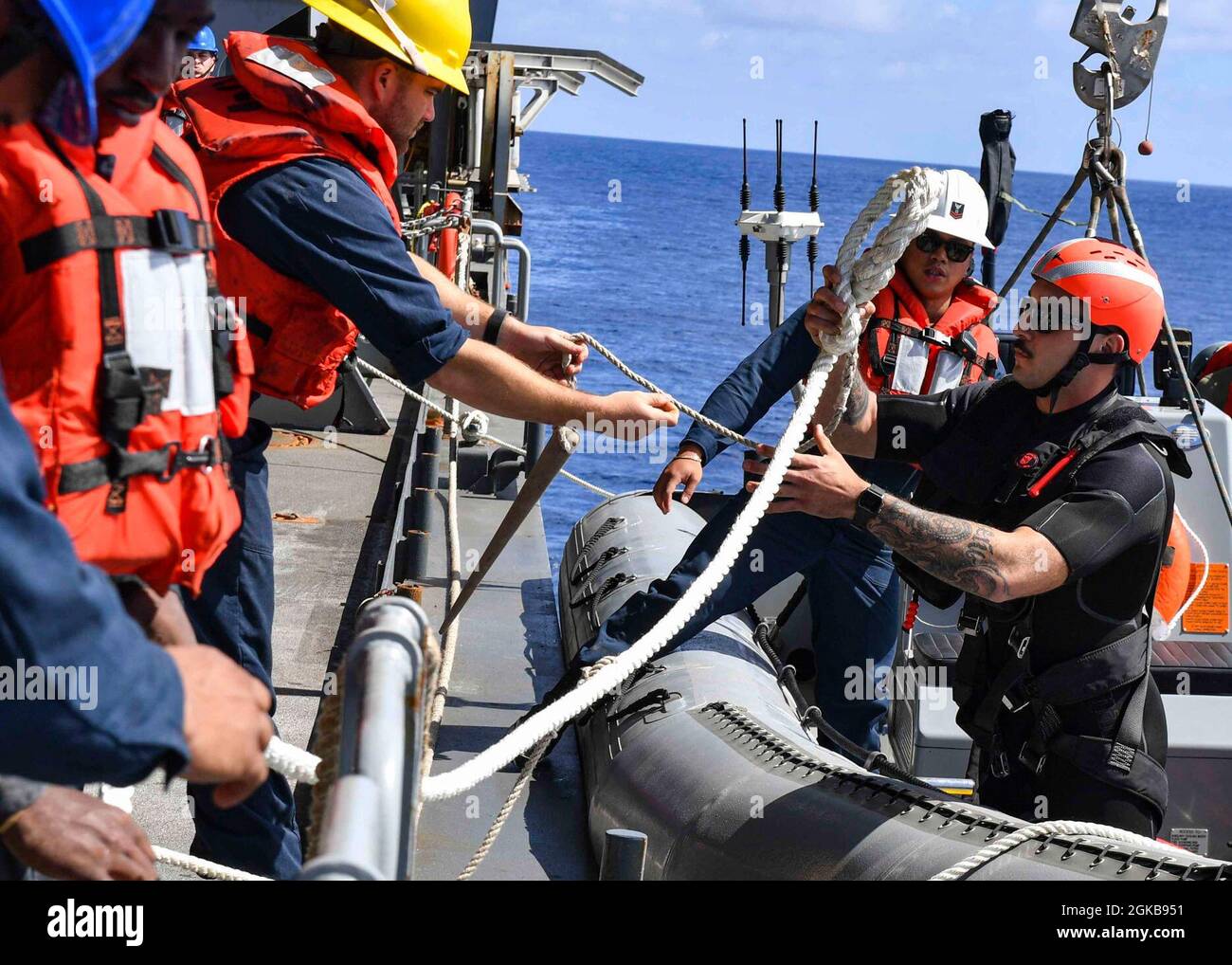 ATLANTIC OCEAN (Mar. 02, 2021) Boatswain’s Mate 3rd Class Bodee Coffman