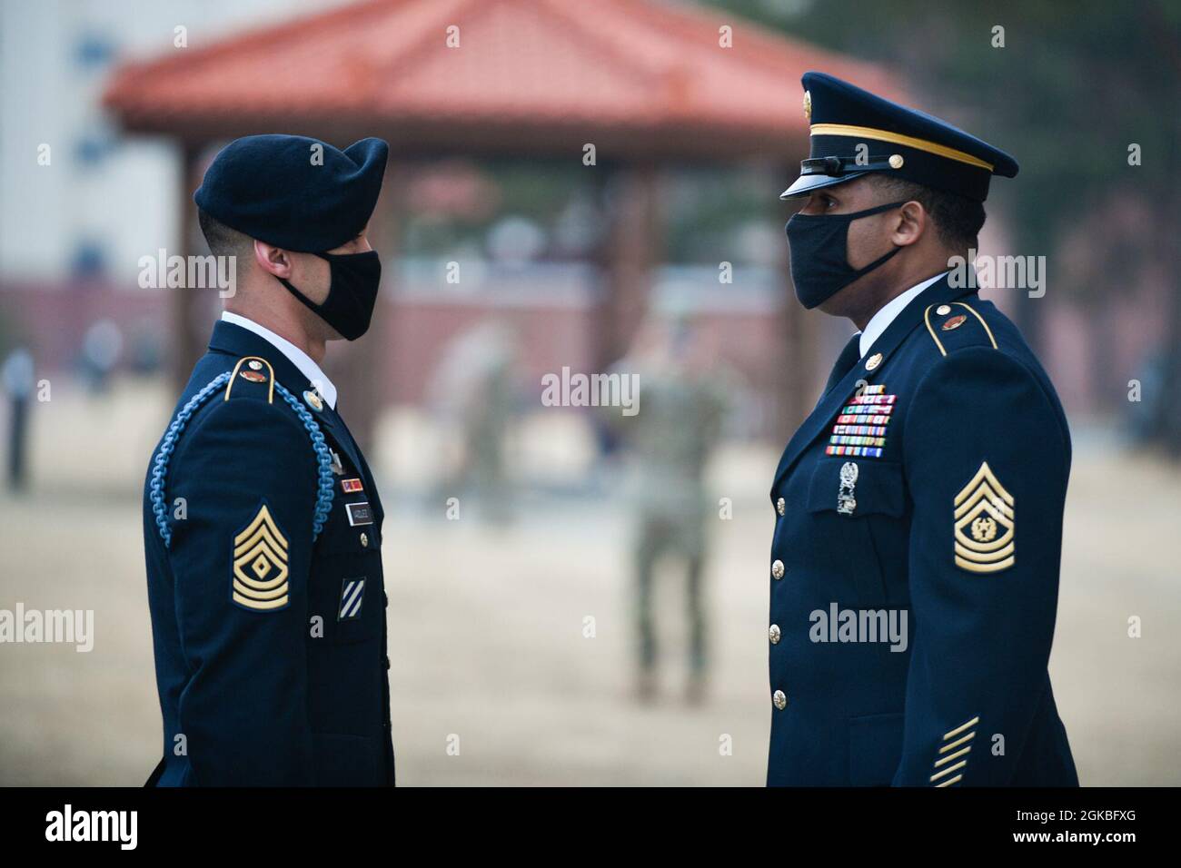 CAMP HUMPHREYS, Republic of Korea - 1st Sgt. Tito Vazquez, the first ...