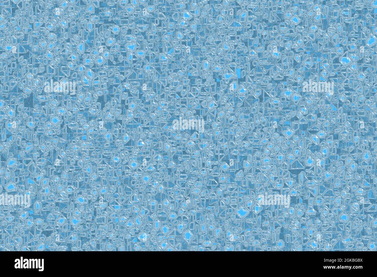 cute light blue electronic crystalline pattern computer art texture or ...