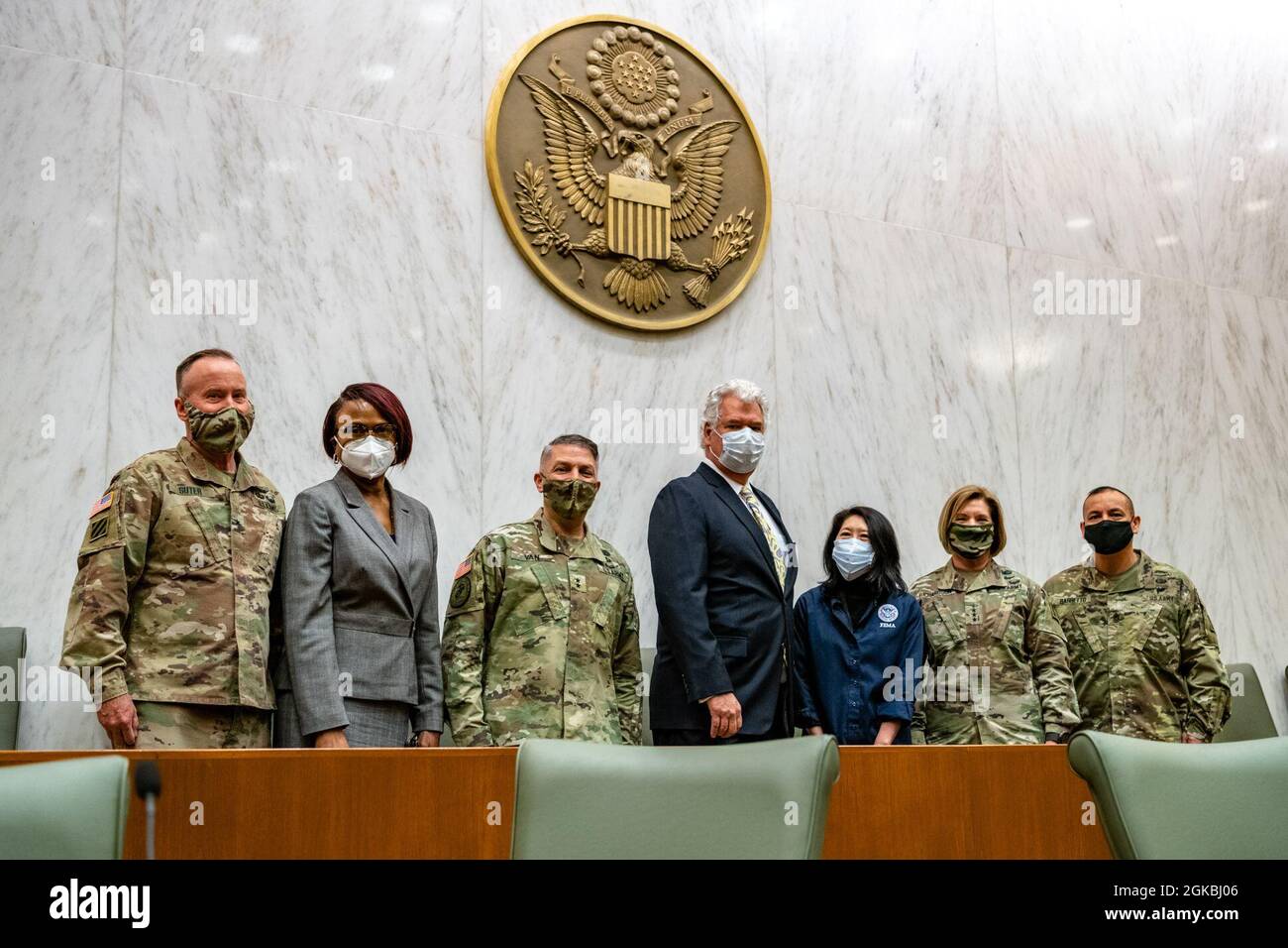 New York, NY, March 4, 2021—Left to right Brig. Gen. Robert E. Suter