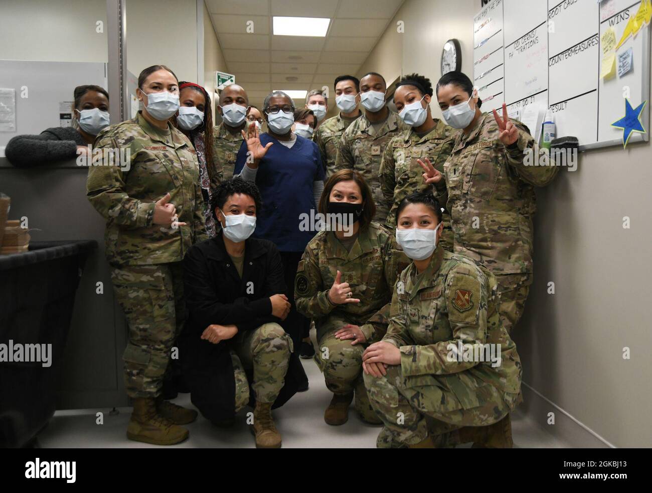 Chief Master Sgt. of the Air Force JoAnne Bass and 316th Medical Group