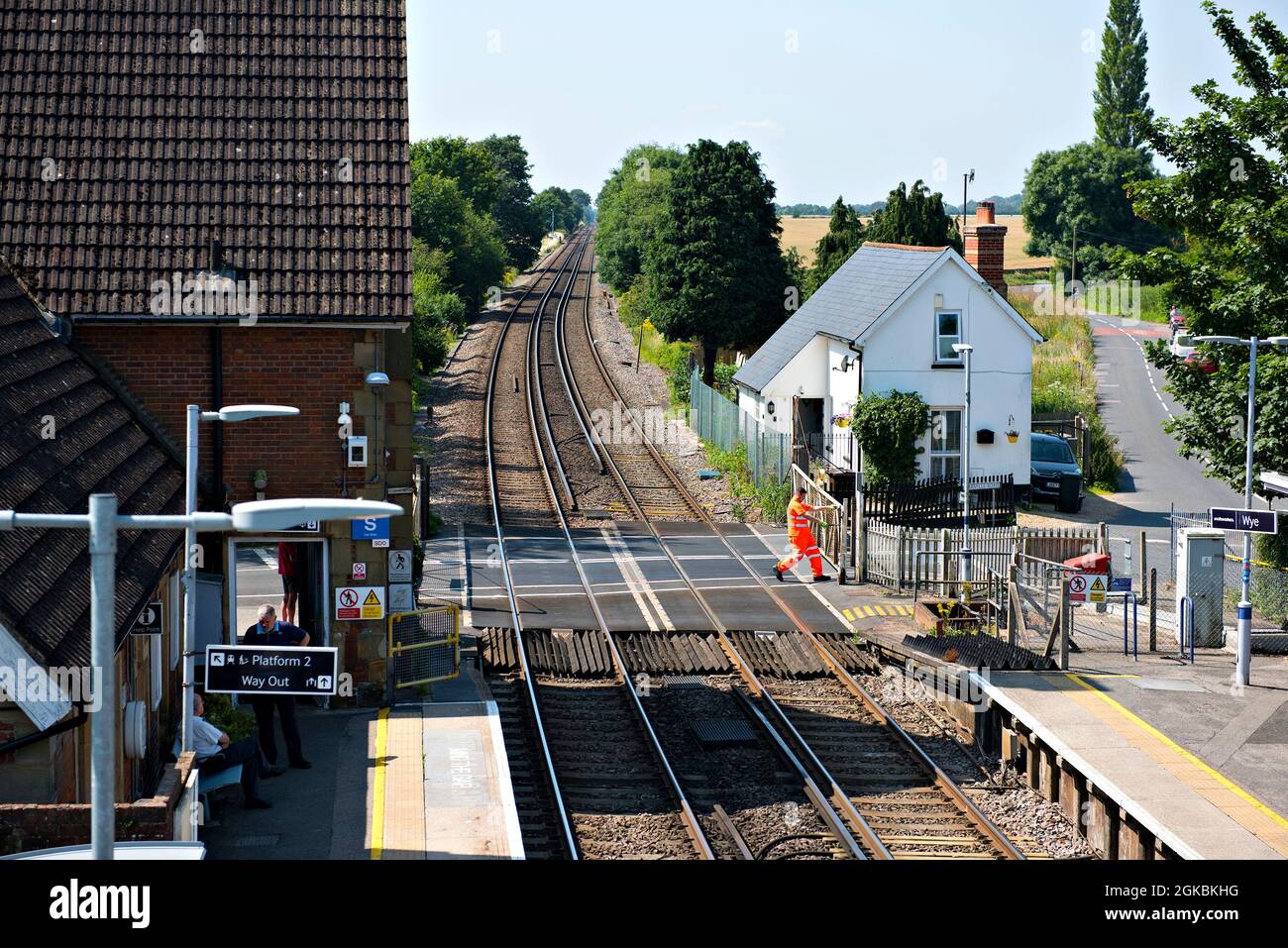 Wye Railway Station, Kent, UK Stock Photo - Alamy