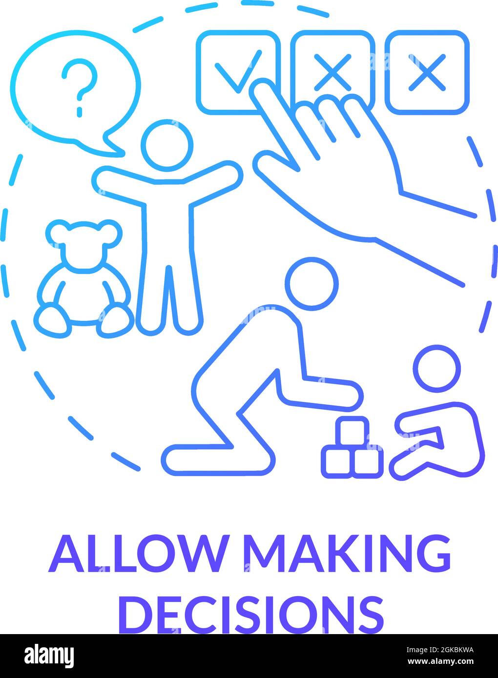 Decision making circle Stock Vector Images Alamy