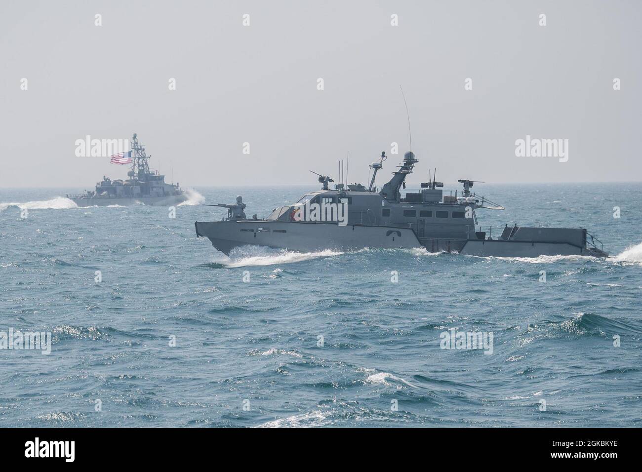 210305-N-DS741-1547 ARABIAN GULF (March 5, 2021) – A Mark VI patrol ...