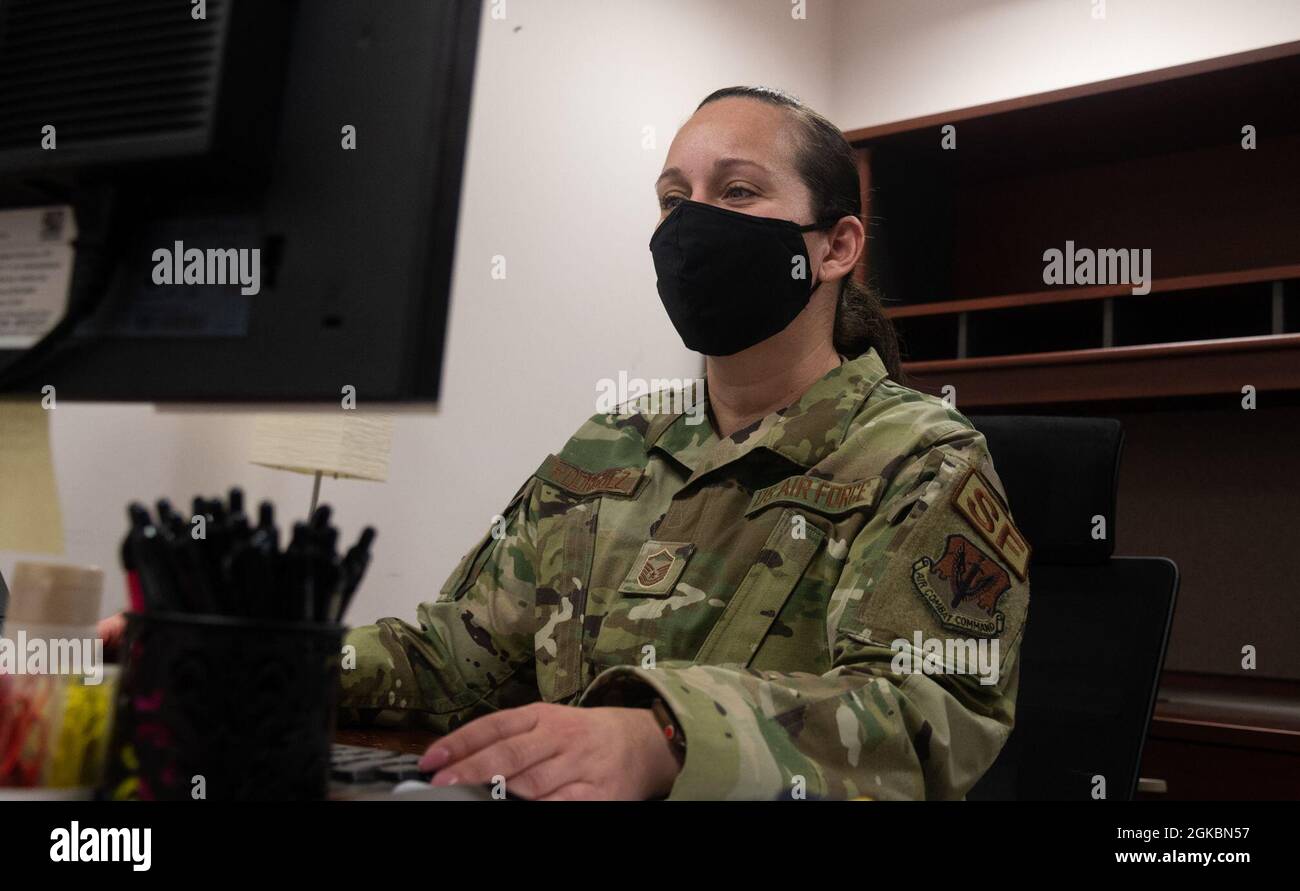 Wanda Guard U.S. Air Force Master Sgt. Wanda Rodriguez, 175th Security Forces plans ...