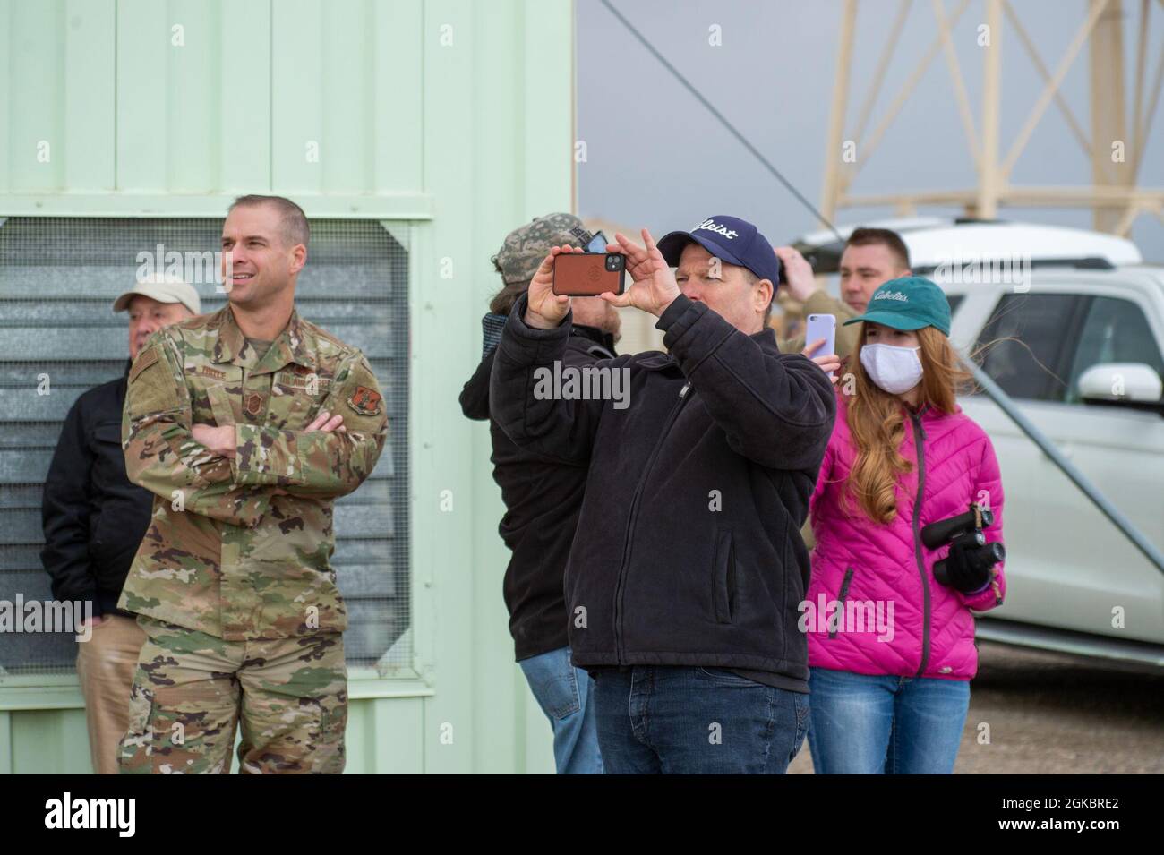 Members of the 124th Fighter Wing and their families observe A-10 ...