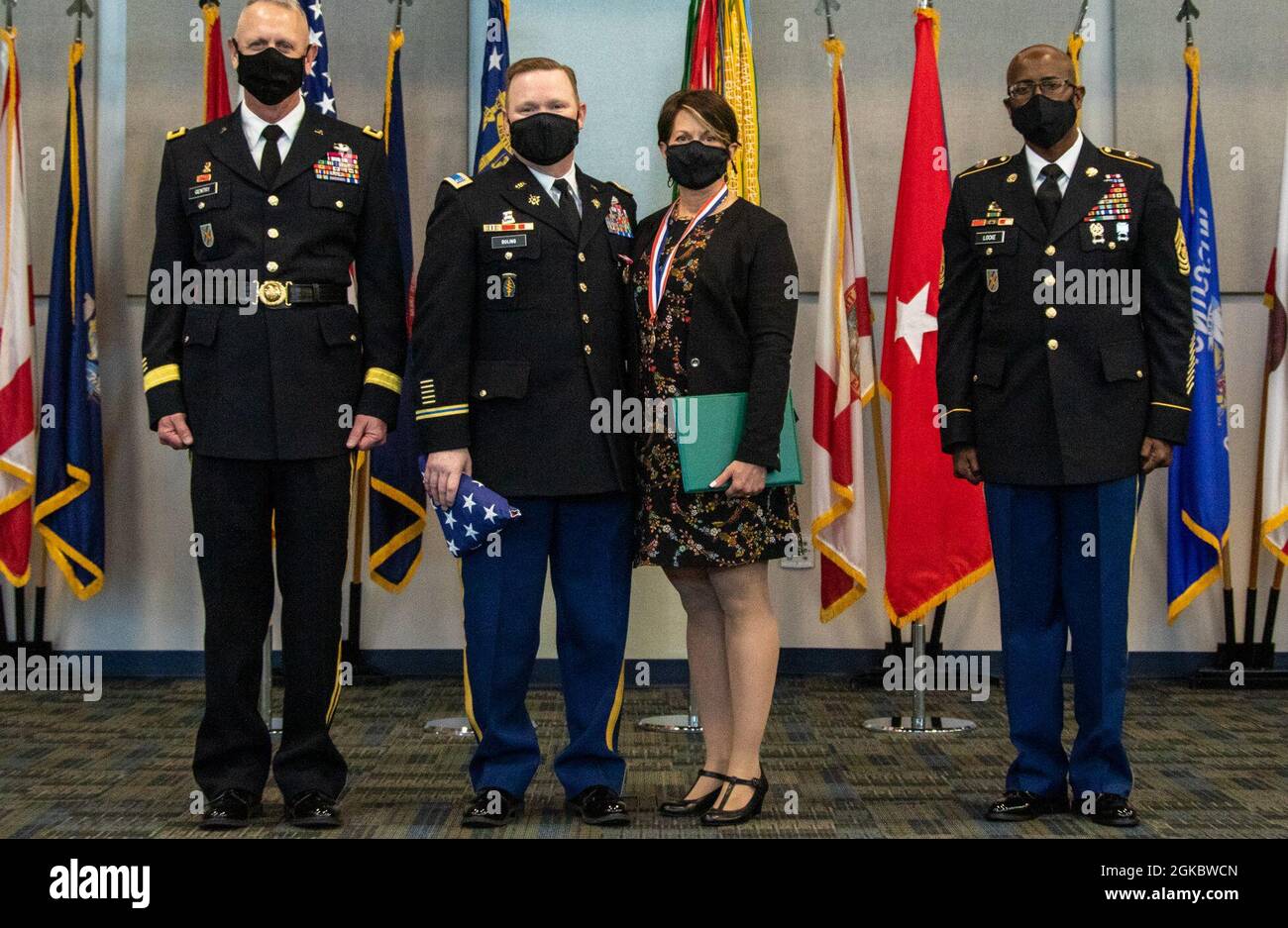 Keith Boling U.S. Army Chief Warrant Officer 3 Bryan Boling retires during a Georgia ...