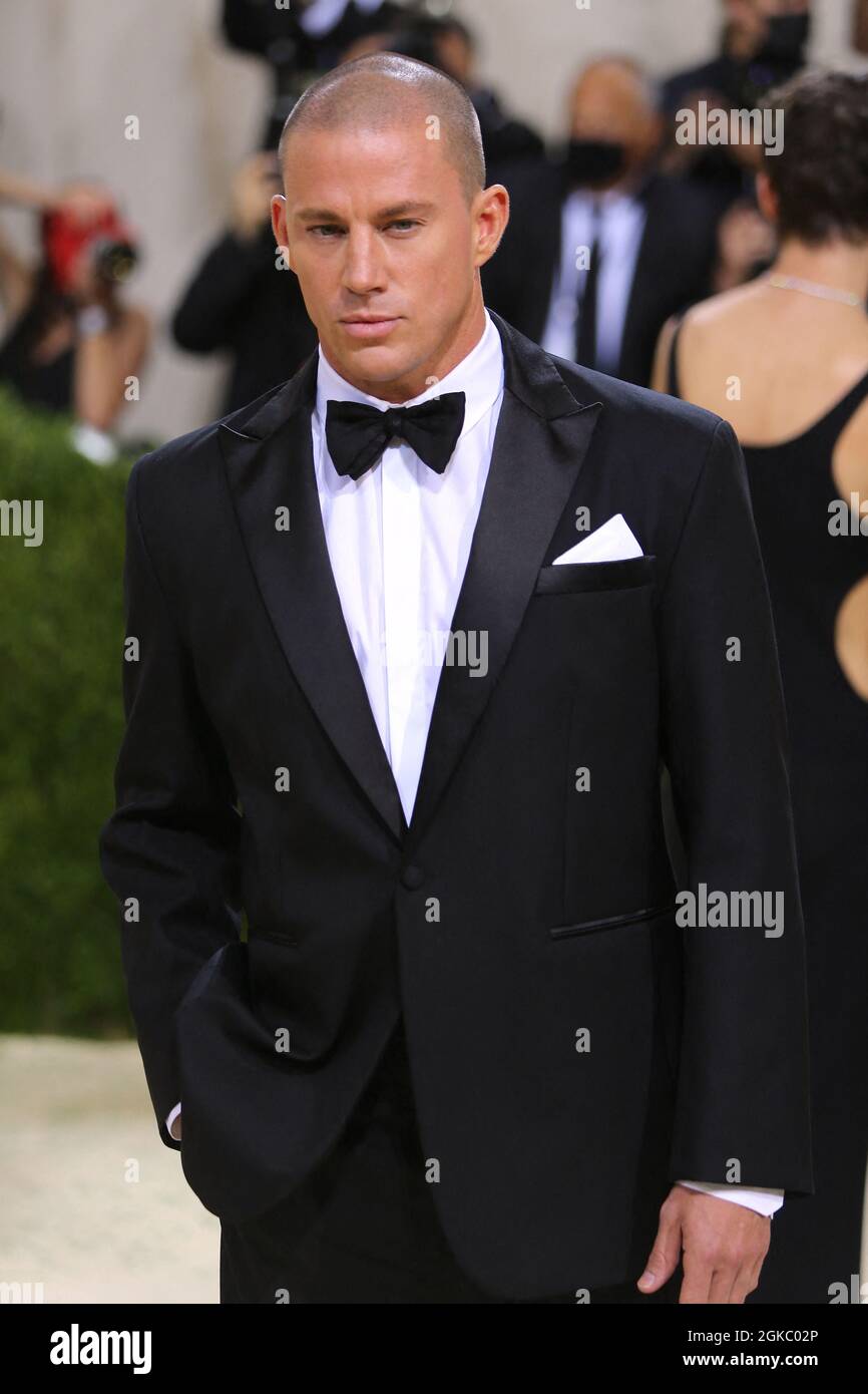 New York, USA. 13th Sep 2021. Channing Tatum attending the Metropolitan Museum of Art Costume Institute Benefit Gala 2021 in New York City, NY, USA on September 13, 2021. Photo by Charles Guerin/ABACAPRESS.COM Credit: Abaca Press/Alamy Live News Stock Photo