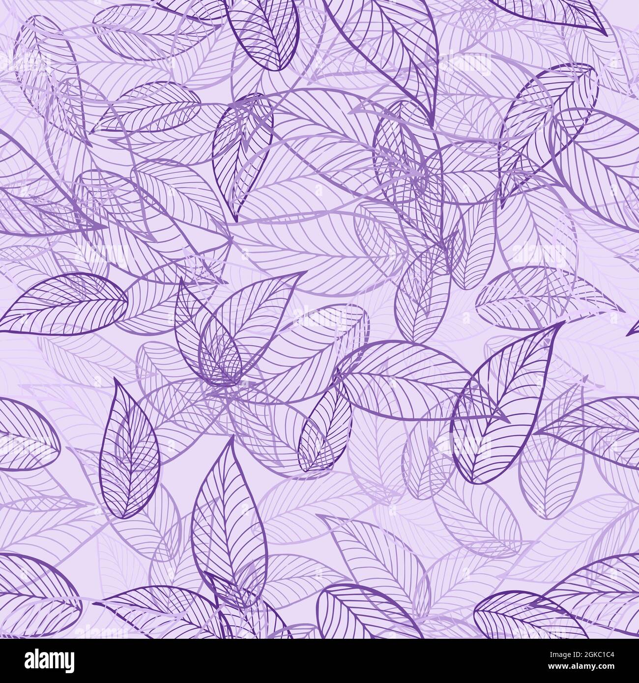 Elegant delicate purple leaves seamless pattern as nice background ...