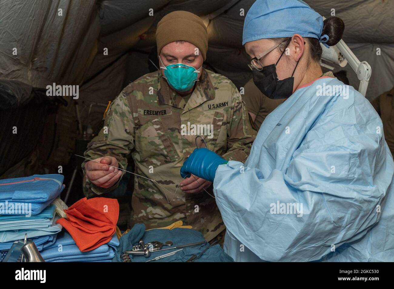 U S Army Maj Josiah Freemyer 160th Medical Detachment Forward 