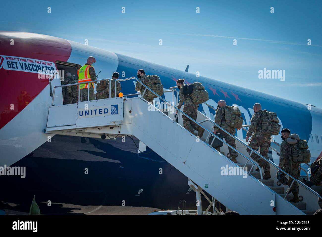 Soldiers from the Connecticut National Guard’s 1102nd Infantry