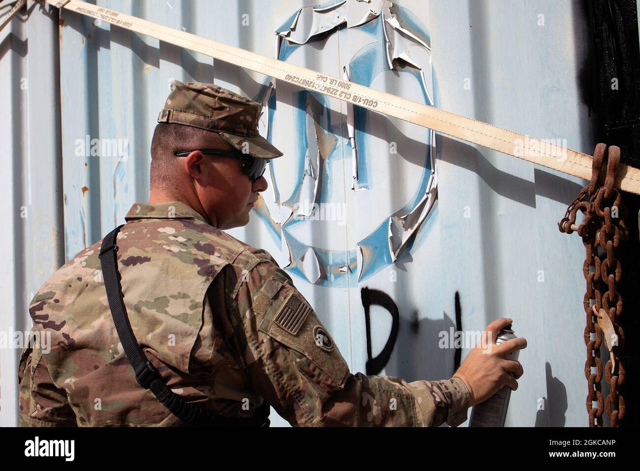 Spc. Vincent Pool, a transportation management coordinator with the ...
