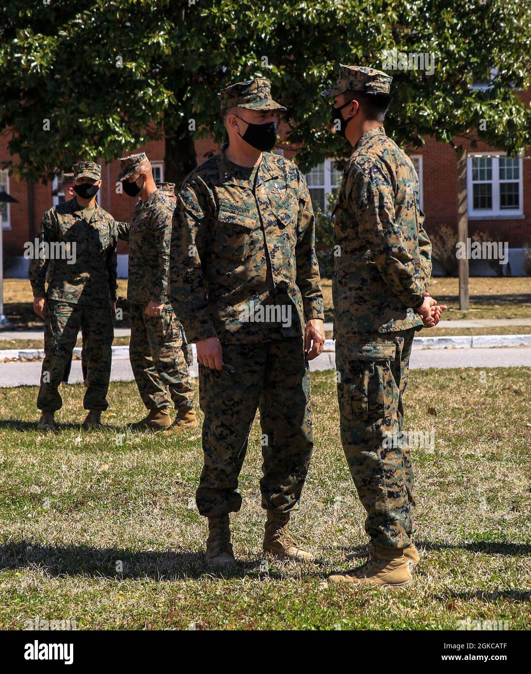 U.S. Marine Corps Brigadier Gen. Francis L. Donovan, commanding general