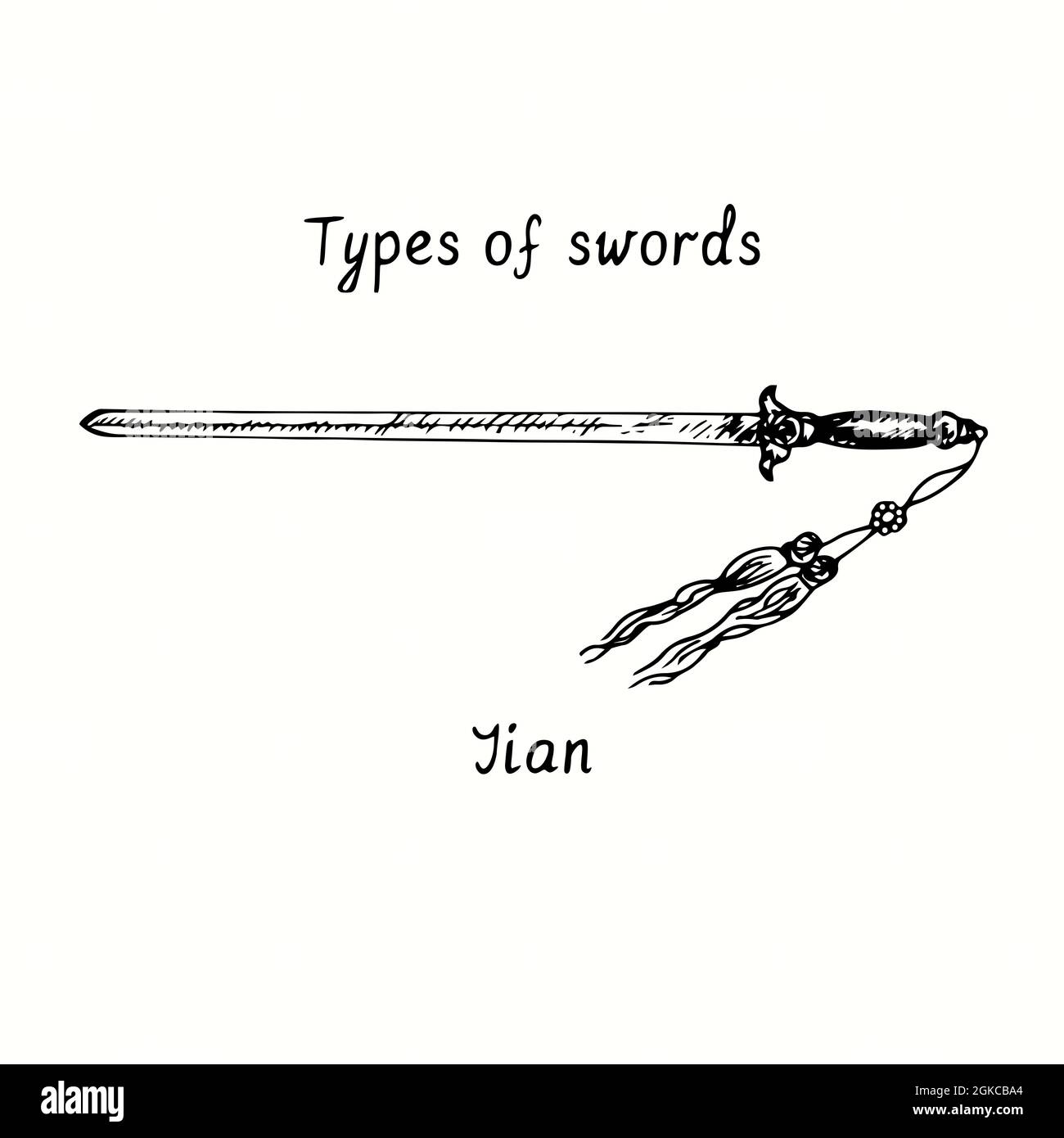 Black Jian Sword