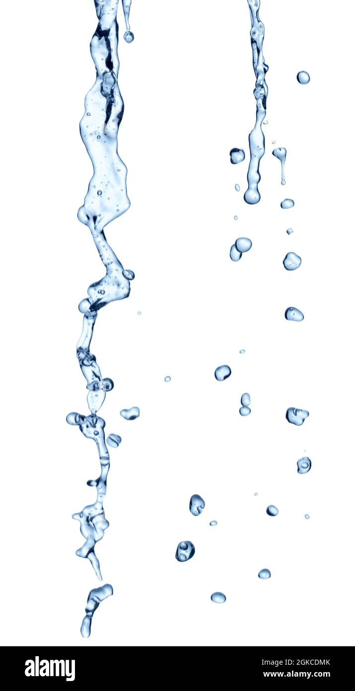 collection of various water drops on white background Stock Photo - Alamy