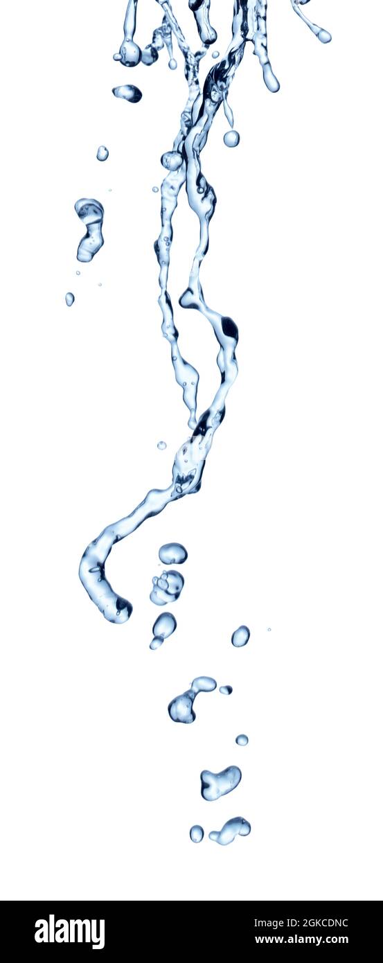 collection of various water drops on white background Stock Photo - Alamy