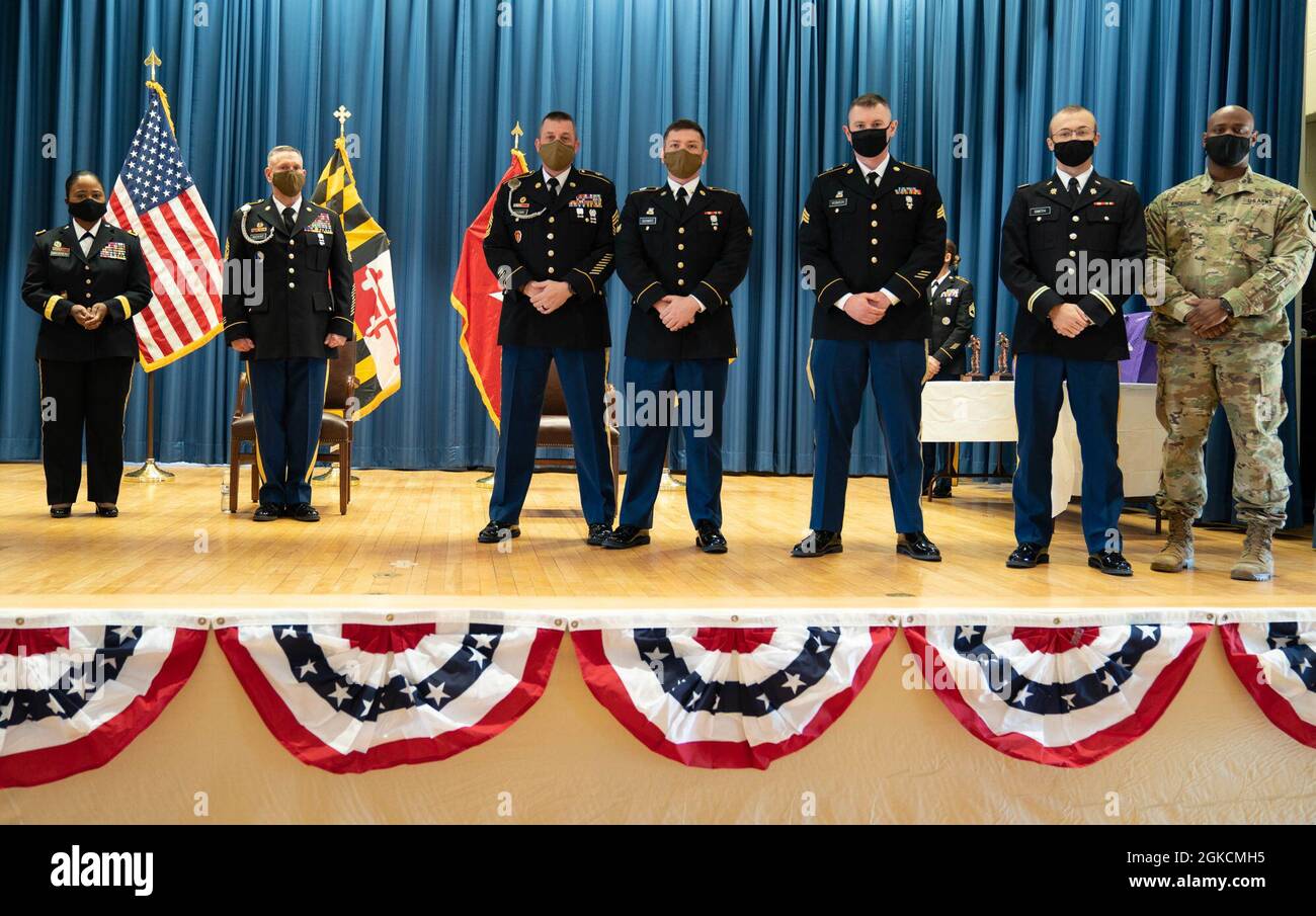 2021 Maryland Army National Guard Best Warrior Competition awards