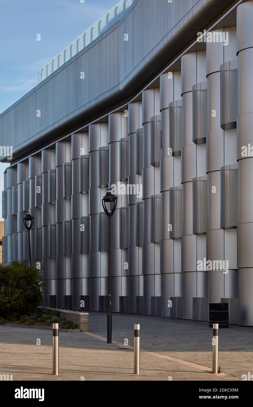 Bristol University Life Sciences Building Modern Metal Architecture Stock Photo