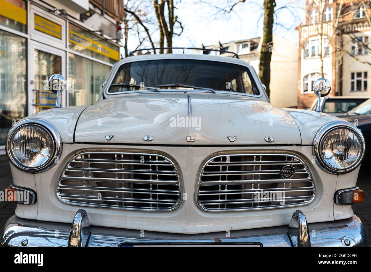 Volvo Amazon from the front Stock Photo