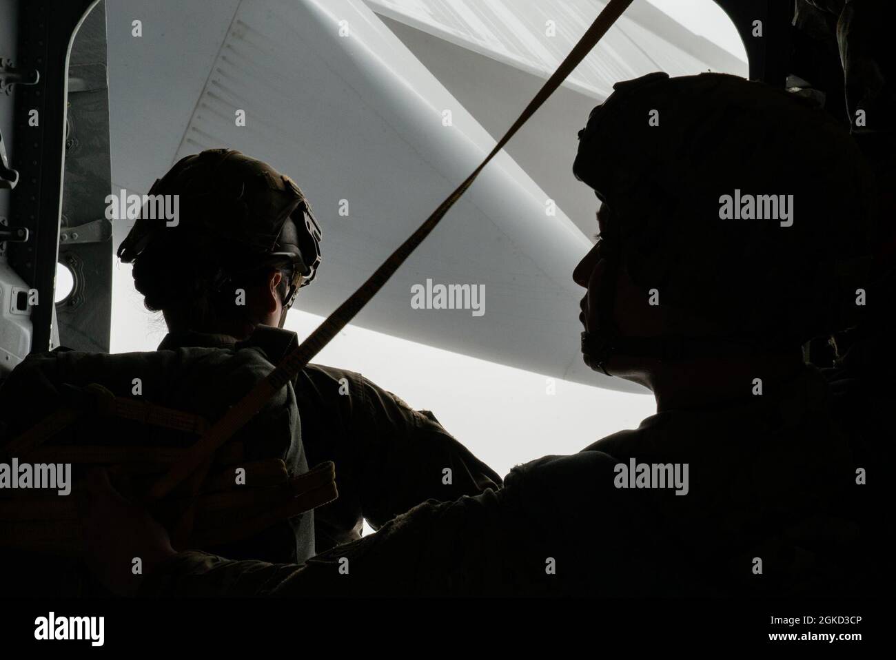 Women assigned to the 82nd Airborne Division, Pope Army Airfield, N.C