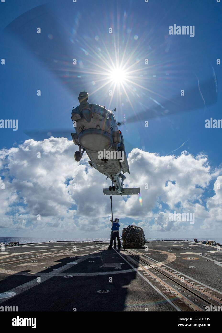 PACIFIC OCEAN (March 17, 2021) U.S. Navy Gunner’s Mate 2nd Class