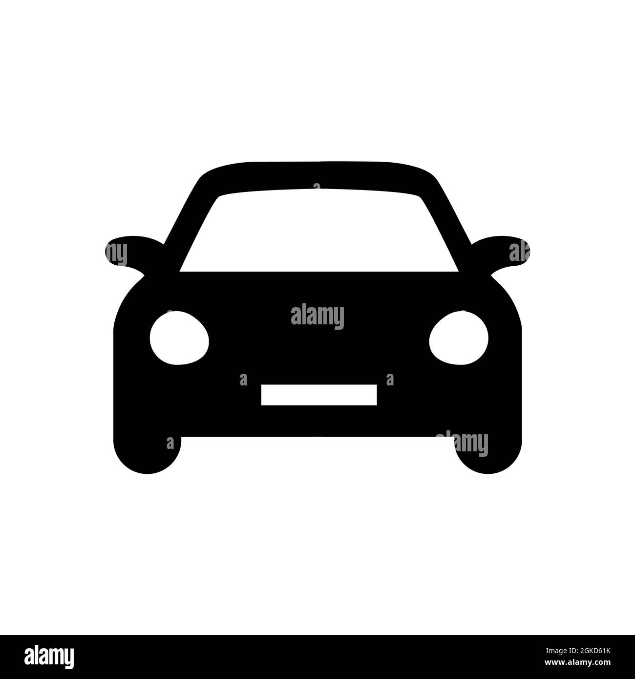 Car icon isolated on white background. Vector illustration Stock Vector ...
