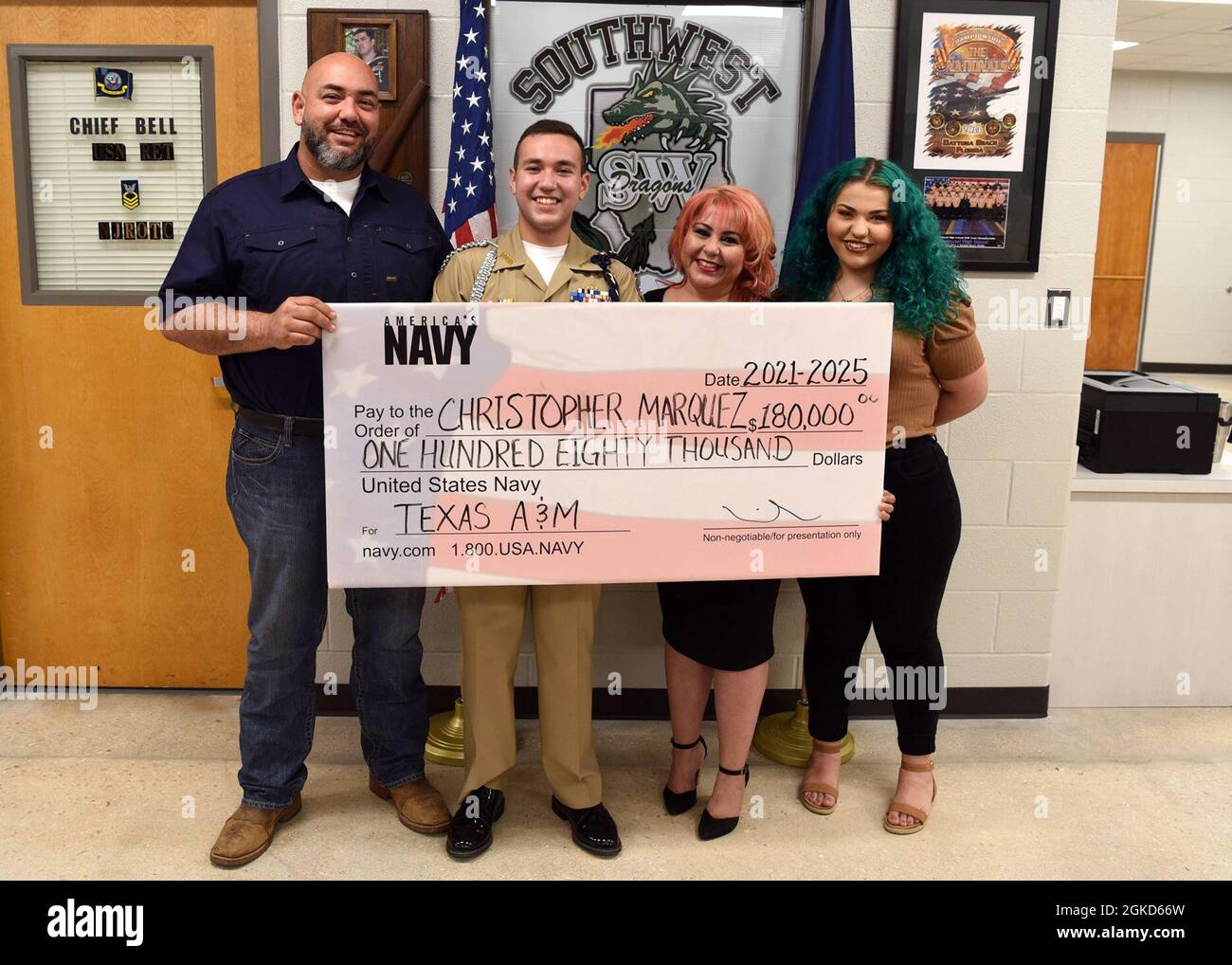 Central High School senior Christopher Banks awarded $180,000 military  scholarship