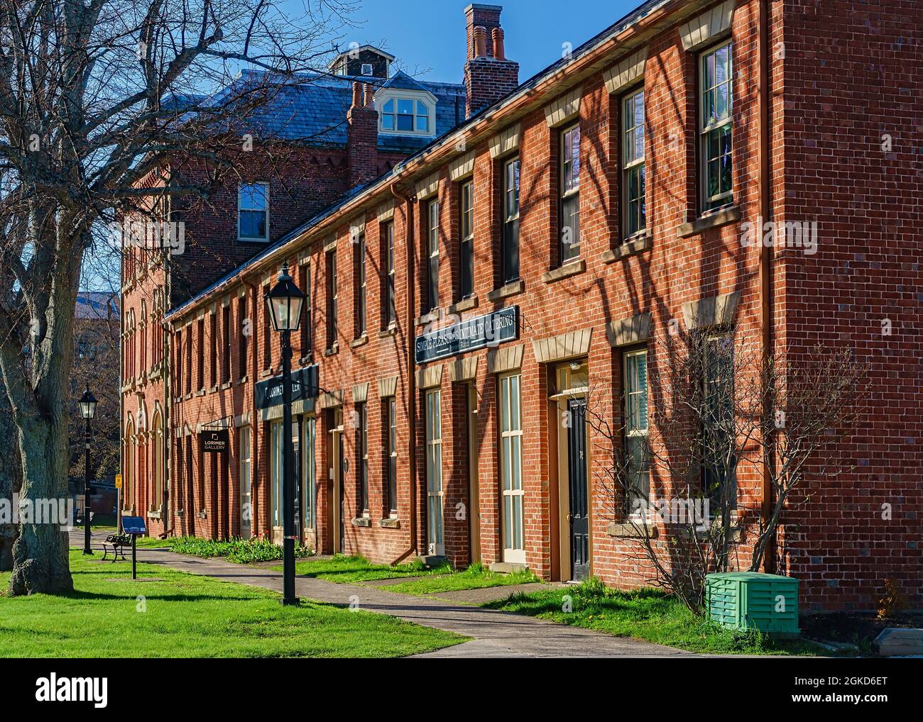 Heritage buildings in Charlottetown, Prince Edward Island, Canada. Stock Photo