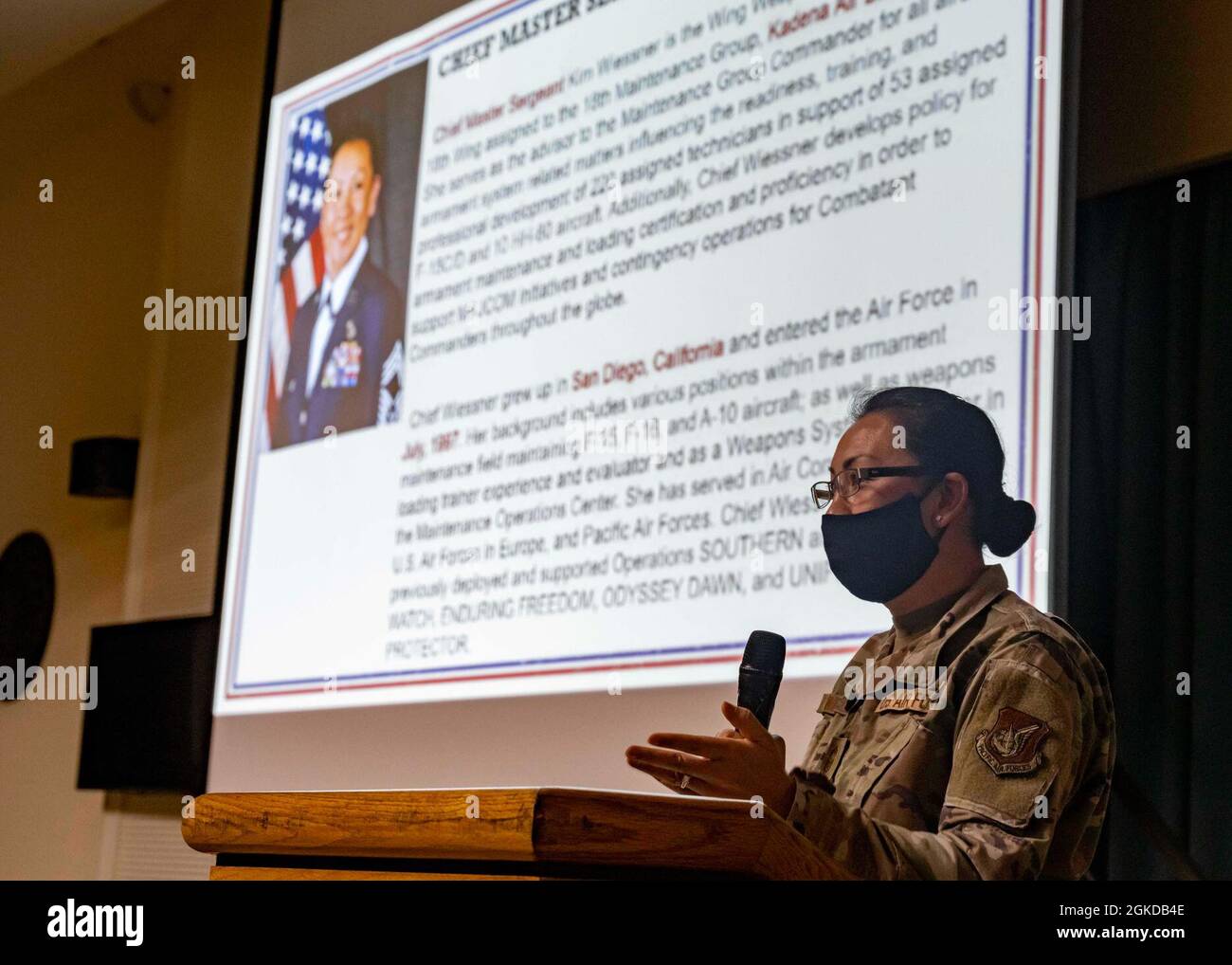 CAMP SHIELDS, Japan (Mar. 19, 2021) U.S. Air Force Chief Master ...