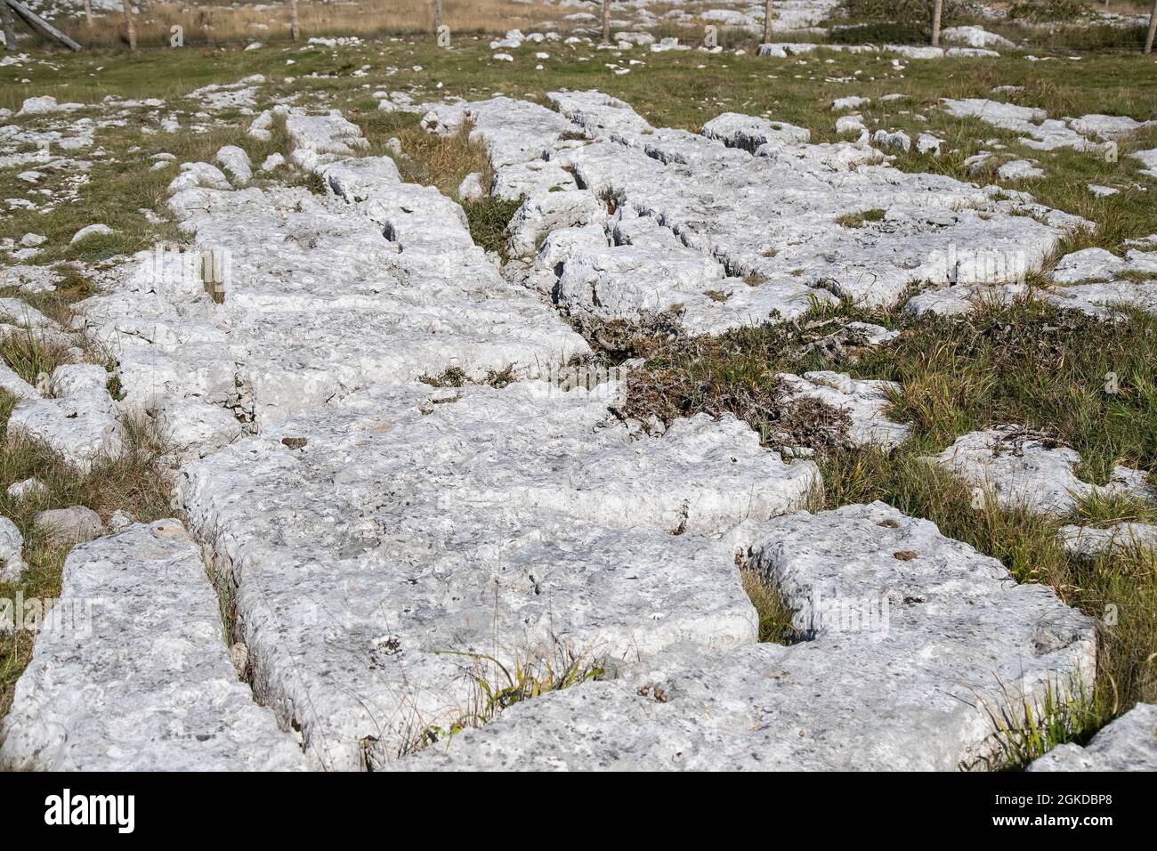 Previously glaciated limestone environment hires stock photography and