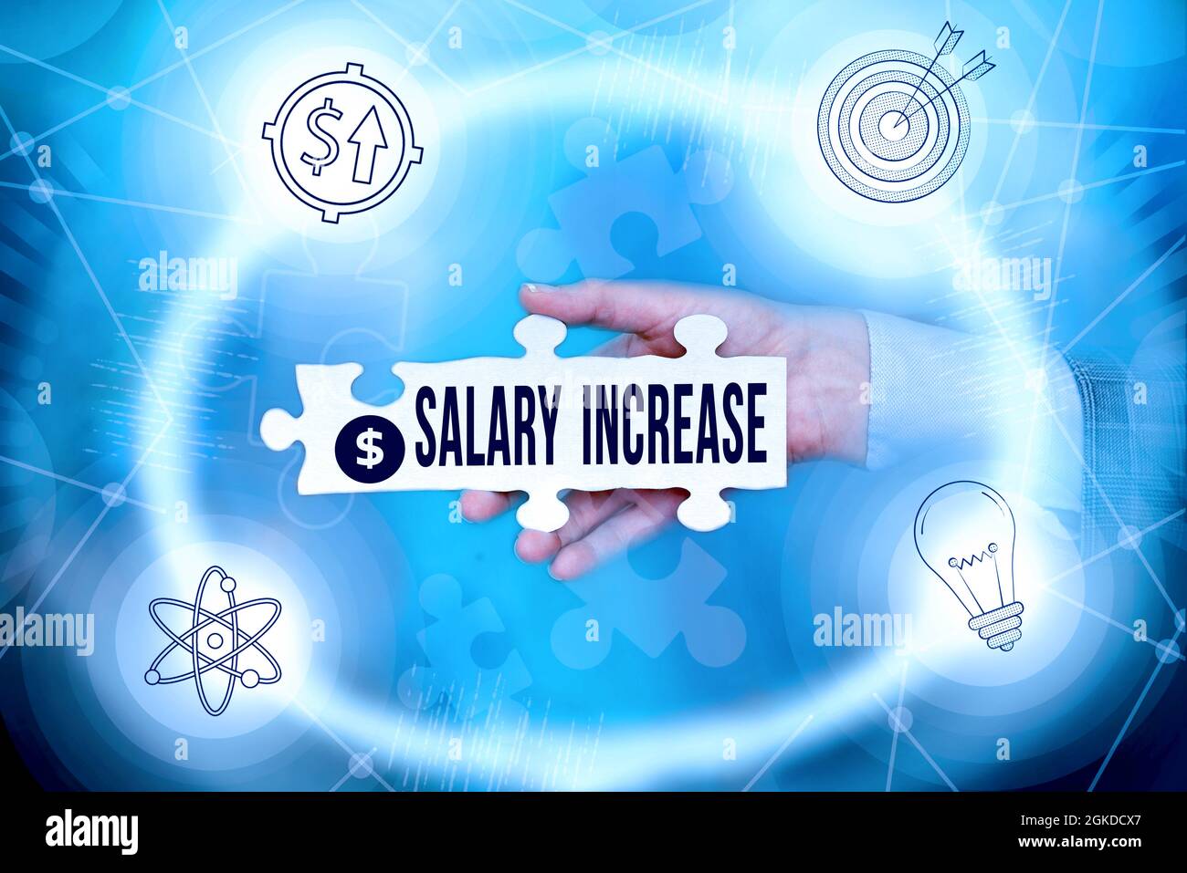 Conceptual display Salary Increase. Internet Concept an increase in the